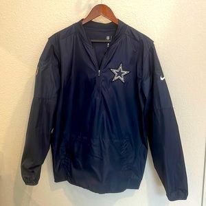 ⭐️ Cowboys ⭐️ Mens Dallas Cowboys NFL Dry-Fit Nike pullover Size Medium